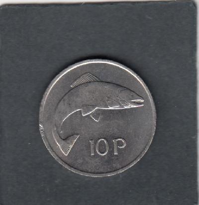 Beschrijving: 10 Pence FISH   